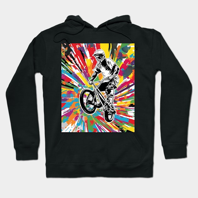 BMX Racer Hoodie by animegirlnft